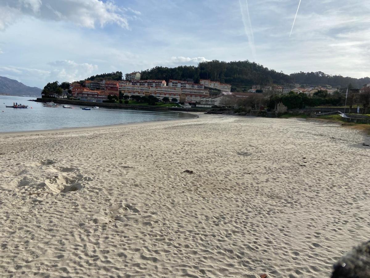 Apartamento Corcubion Playa De Quenxe Eksteriør bilde