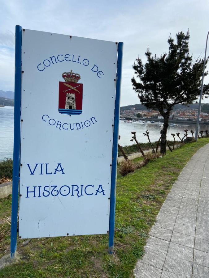 Apartamento Corcubion Playa De Quenxe Eksteriør bilde