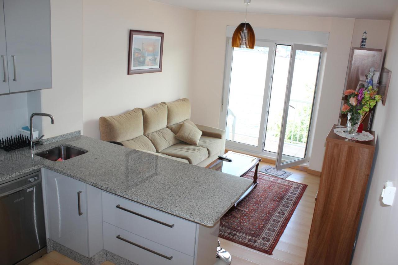 Apartamento Corcubion Playa De Quenxe Eksteriør bilde